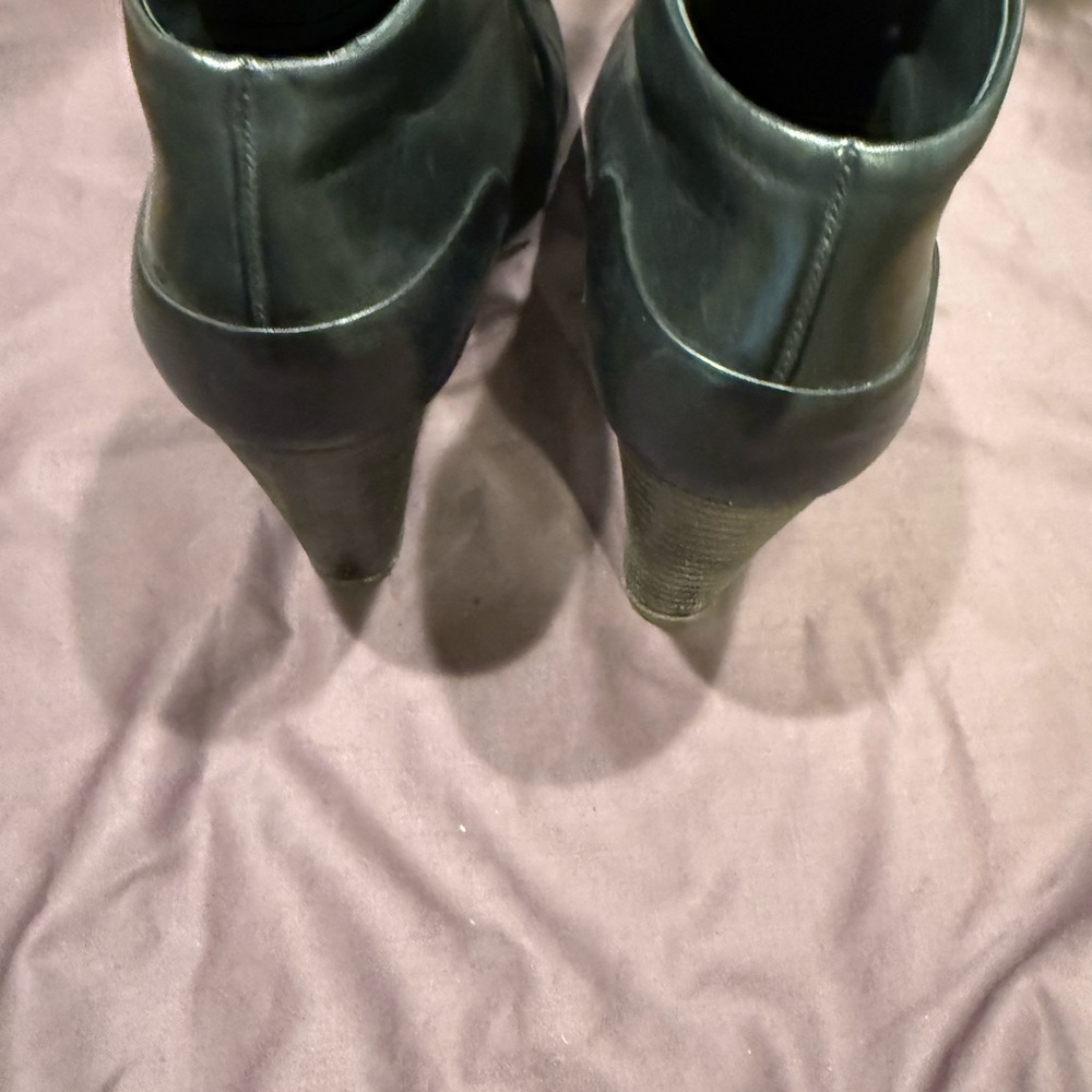 Paul Green Black Women's Lace-Up Ankle Boots Sz 5.5 UK / 8 US - Picture 4 of 6